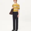 Pantaloni din gabardină de lână Pantaloni din gabardină de lână