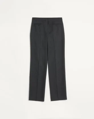 Pantaloni din gabardină de lână