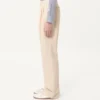Pantaloni din gabardină de lână Pantaloni din gabardină de lână