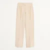 Pantaloni din gabardină de lână Pantaloni din gabardină de lână