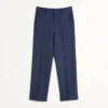Pantaloni din gabardină de lână cu revere Pantaloni din gabardină de lână cu revere