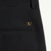 Pantaloni din lână cu manșete Valentino Pantaloni din lână cu manșete Valentino