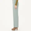 Pantaloni din lână diagonală ușoară Pantaloni din lână diagonală ușoară
