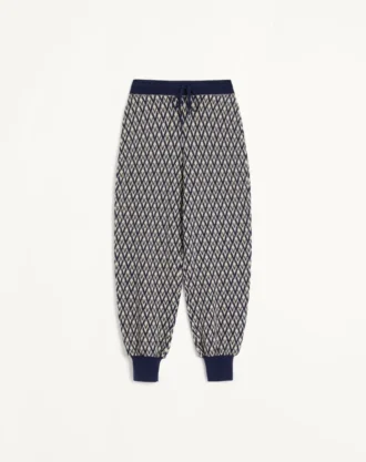 Pantaloni din lână Jacquard Toute La V