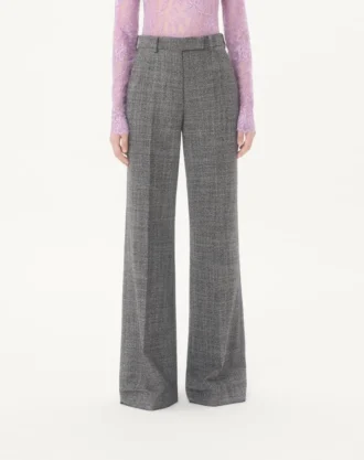Pantaloni din lână Mouliné