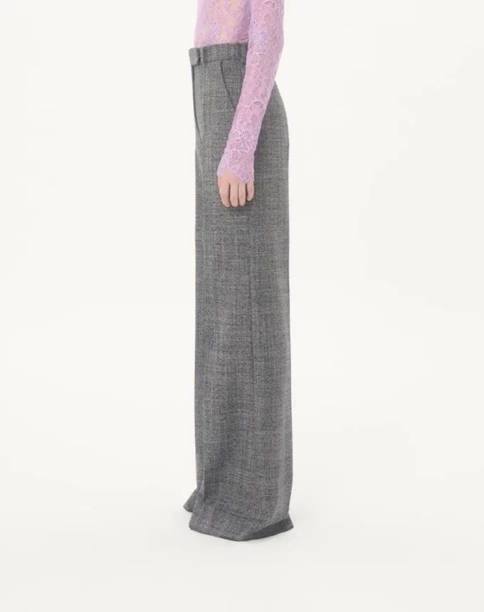 Pantaloni din lână Mouliné Pantaloni din lână Mouliné