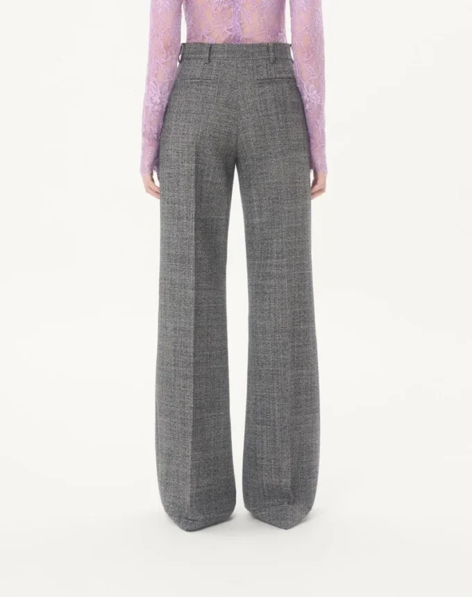 Pantaloni din lână Mouliné Pantaloni din lână Mouliné