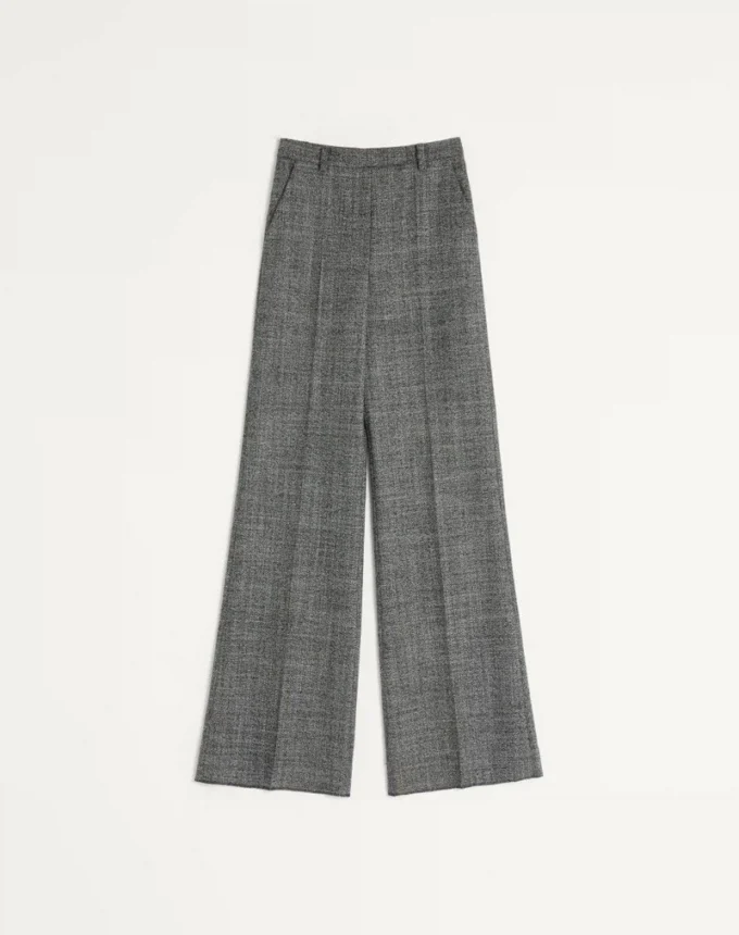 Pantaloni din lână Mouliné Pantaloni din lână Mouliné