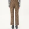 Pantaloni din lână Valentino cu model Glen Plaid și revere