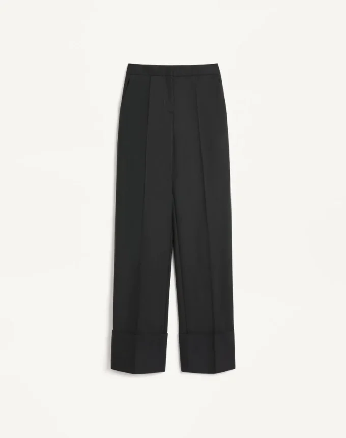 Pantaloni din lână virgină