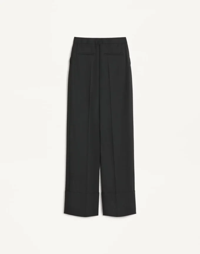 Pantaloni din lână virgină