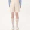 Pantaloni scurți bermuda din bumbac cu manșetă