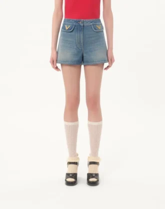 Pantaloni scurți din denim Pantaloni scurți din denim