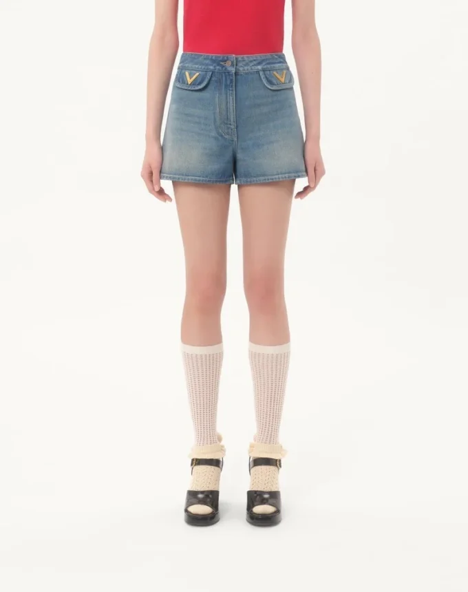 Pantaloni scurți din denim Pantaloni scurți din denim