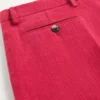 Pantaloni scurți din in cu manșete