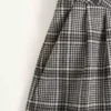 Pantaloni scurți din lână cu model în carouri
