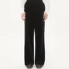 Pantaloni Valentino din catifea de bumbac