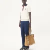 Pantaloni Valentino din gabardină de bumbac