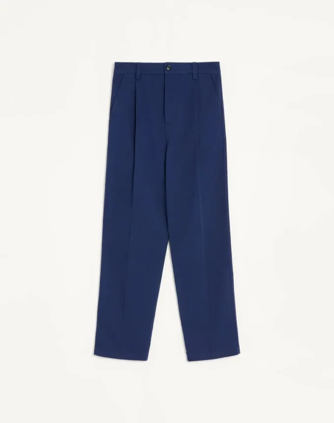 Pantaloni Valentino din gabardină de bumbac
