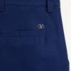 Pantaloni Valentino din gabardină de bumbac