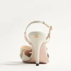 Pantofi cu baretă Bowow din piele de capră 85 mm Pantofi cu baretă Bowow din piele de capră 85 mm
