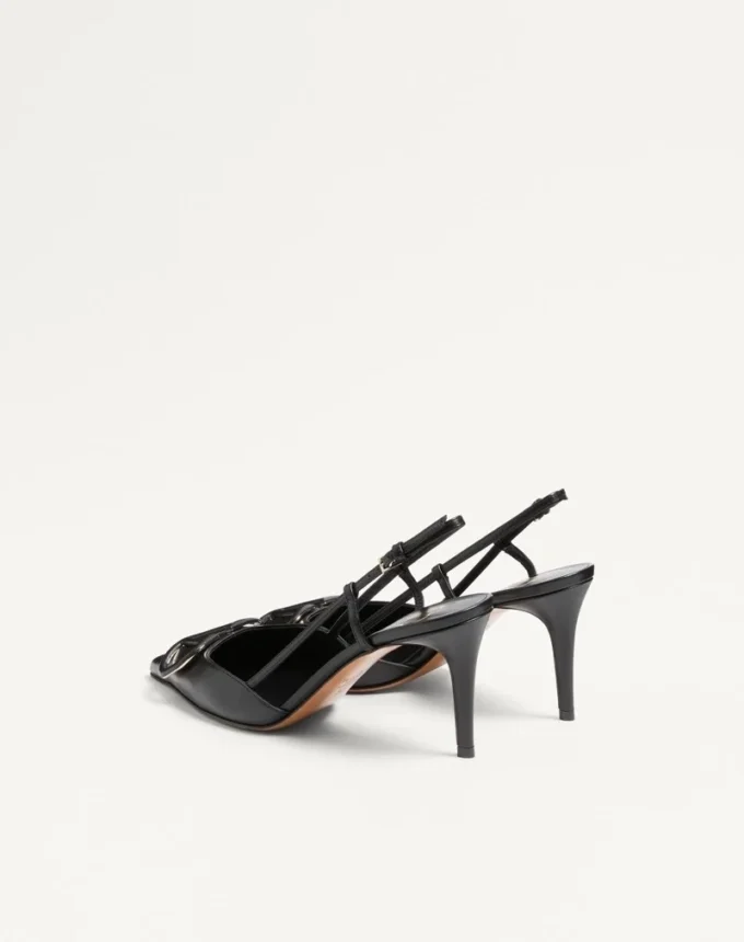 Pantofi cu baretă din piele de vițel Vlogo Signature 80 mm / 3,15 in.