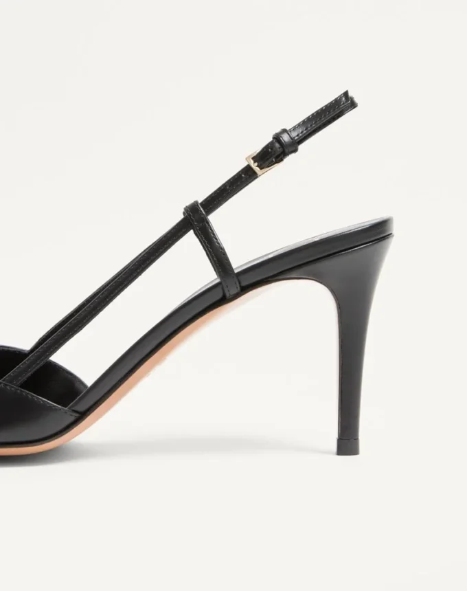 Pantofi cu baretă din piele de vițel Vlogo Signature 80 mm / 3,15 in.