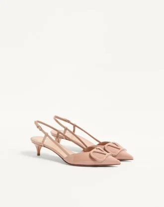 Pantofi cu baretă din piele lăcuită Vlogo Signature 40 mm / 1,6 in.