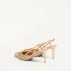 Pantofi cu baretă metalică Vlogo Signature cu broderie Cornely 80 mm Pantofi cu baretă metalică Vlogo Signature cu broderie Cornely 80 mm