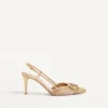 Pantofi cu baretă metalică Vlogo Signature cu broderie Cornely 80 mm Pantofi cu baretă metalică Vlogo Signature cu broderie Cornely 80 mm
