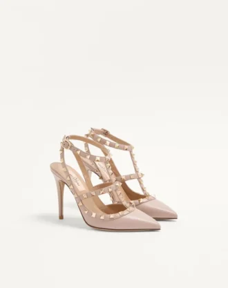 Pantofi cu baretă Rockstud 100 mm Pantofi cu baretă Rockstud 100 mm