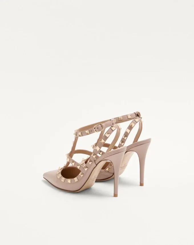 Pantofi cu baretă Rockstud 100 mm