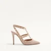 Pantofi cu baretă Rockstud 100 mm