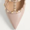 Pantofi cu baretă Rockstud 100 mm