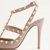 Pantofi cu baretă Rockstud 100 mm