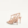 Pantofi cu barete Rockstud Lace 100 mm