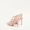 Pantofi cu barete Rockstud Lace 100 mm