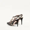 Pantofi cu barete Rockstud Lace 100 mm