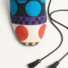 Pantofi cu talpă înaltă La Cruisette din pânză cu model Optical Pois, 75 mm Pantofi cu talpă înaltă La Cruisette din pânză cu model Optical Pois, 75 mm