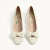 Pantofi cu toc Bowow din piele de capră 45 mm