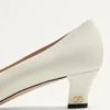 Pantofi cu toc Bowow din piele de capră 45 mm