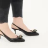 Pantofi cu toc din piele de capră Panthea 55 mm Pantofi cu toc din piele de capră Panthea 55 mm