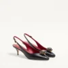 Pantofi cu toc din piele de capră Panthea 55 mm Pantofi cu toc din piele de capră Panthea 55 mm