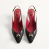 Pantofi cu toc din piele de capră Panthea 55 mm Pantofi cu toc din piele de capră Panthea 55 mm