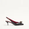 Pantofi cu toc din piele de capră Panthea 55 mm Pantofi cu toc din piele de capră Panthea 55 mm