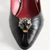Pantofi cu toc din piele de capră Panthea 55 mm Pantofi cu toc din piele de capră Panthea 55 mm
