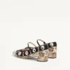 Pantofi cu toc Mary-Jane Nellcôte din țesătură jacquard florală Papier, 30 mm Pantofi cu toc Mary-Jane Nellcôte din țesătură jacquard florală Papier, 30 mm