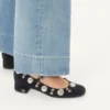 Pantofi cu toc Mary Jane Nellcôte din piele crustată 30 mm Pantofi cu toc Mary Jane Nellcôte din piele crustată 30 mm