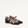 Pantofi cu toc Mary Jane Nellcôte din piele crustată 30 mm Pantofi cu toc Mary Jane Nellcôte din piele crustată 30 mm