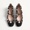 Pantofi cu toc Mary Jane Nellcôte din piele crustată 30 mm Pantofi cu toc Mary Jane Nellcôte din piele crustată 30 mm